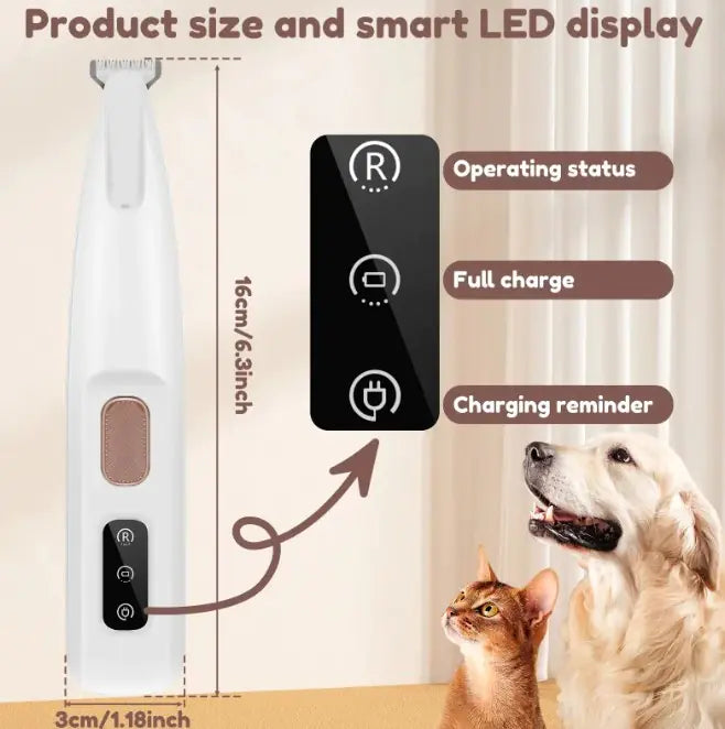 Pets Paw Trimmer w/LED Light